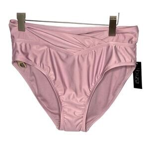 Ibiza Swimwear High Waist Cross V Front Swim Suit Bottom - Women's Plus Size 1X